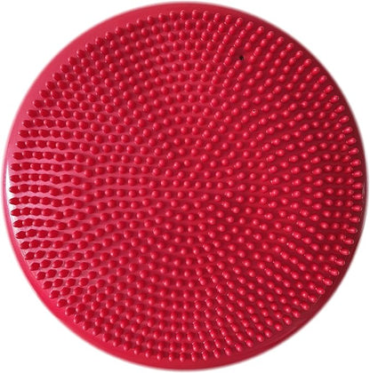 AppleRound Inflated Wobble Cushion with Hand Pump, Air Stability Board (Extra Thick), Core Balance