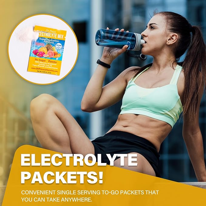 Dr. Price’s Electrolyte Mix | Sugar-Free Hydration Powder with 72+ Trace Minerals | No Sugar