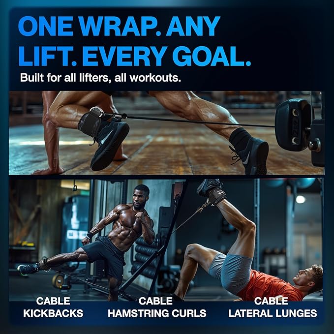 Modvel Gym Ankle Strap for Cable Machines ??Glute & Leg Kickback Ankle Straps for Gym Workouts