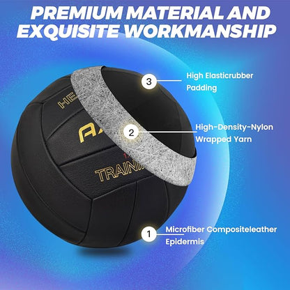 1.1LBS Heavy Weight Volleyball Official Size 5 Setter Training Volleyballs Training