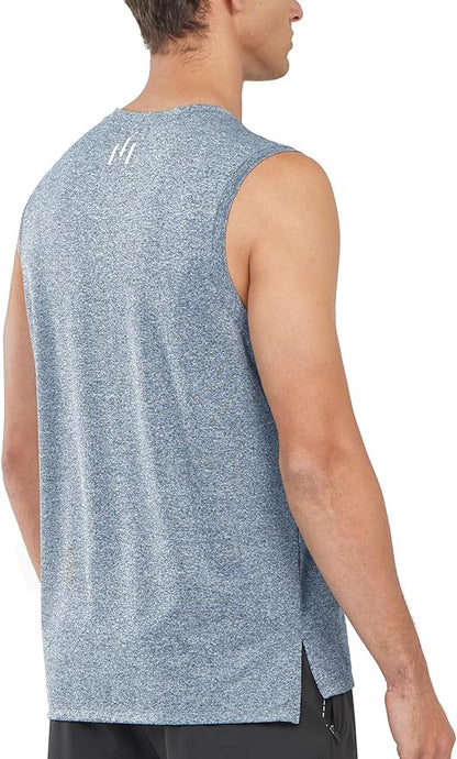 NORTHYARD Men's Athletic Workout Tank Top Running Gym Sleeveless Shirts Quick Dry Lightweight