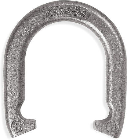Champion Sports Horseshoe Set: Traditional Outdoor Lawn Game includes Four Professional Solid Steel