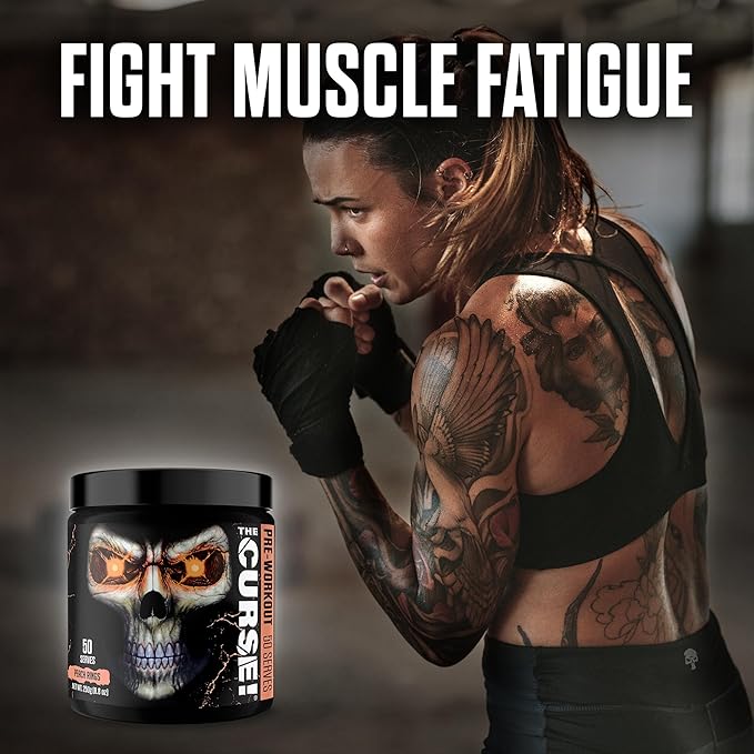 JNX SPORTS The Curse! Pre Workout Powder for Men & Women, Caffeine, Beta-Alanine, Creatine