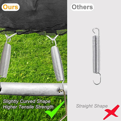 72pcs Trampoline Springs 5.5 inch: Trampoline Replacement Parts Springs with Puller Tool for Indoor
