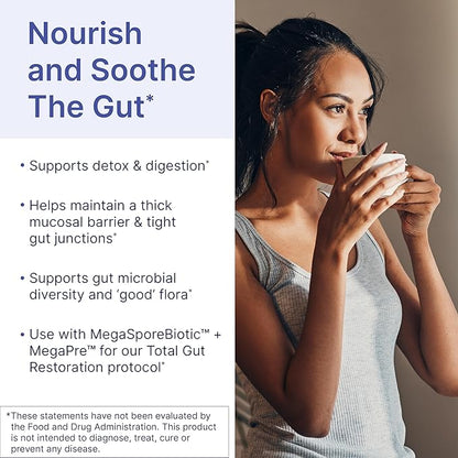 Microbiome Labs MegaMucosa - Amino Acids Supplement with Dairy-Free Immunoglobulins - Gut Health +