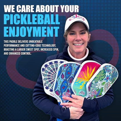 4Joy Pickleball Paddle Premio Series - Thermoformed Premium T700 Carbon Fiber Pickleball Paddless