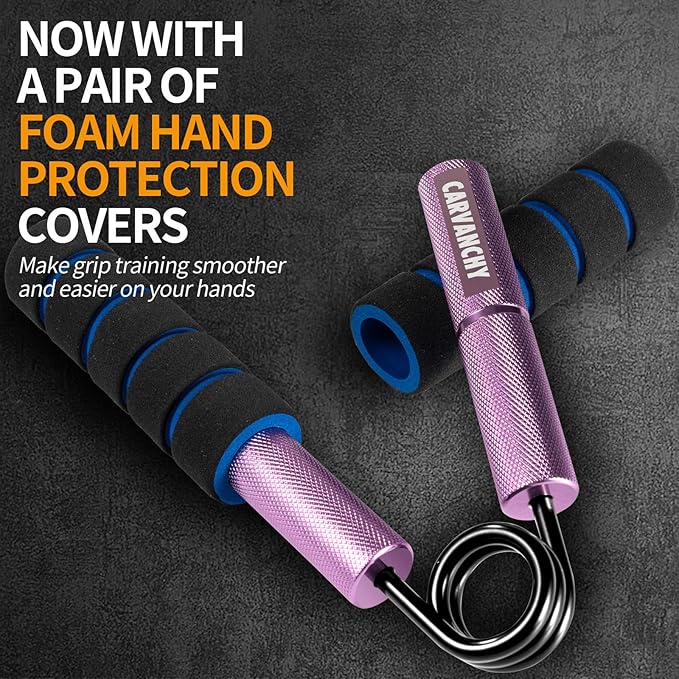 Grip Strength Trainer Set, 50-300LB(6 Pack), Wrist Forearm Strengthener, Metal No Slip, Hand Grip