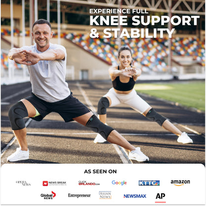 Modvel Compression Knee Brace for Women & Men - 2 Pack Knee Brace for Women Running Knee Pain, Knee