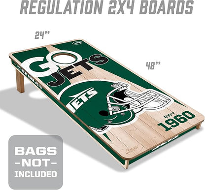 YouTheFan NFL 2’ x 4’ Professional Wood Cornhole Game