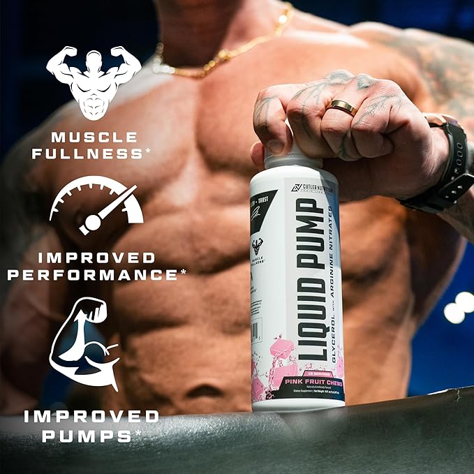 Liquid Pump - Glycerol and Arginine Nitrates for Optimized Pump pre-Workout Liquid Caffeine Free