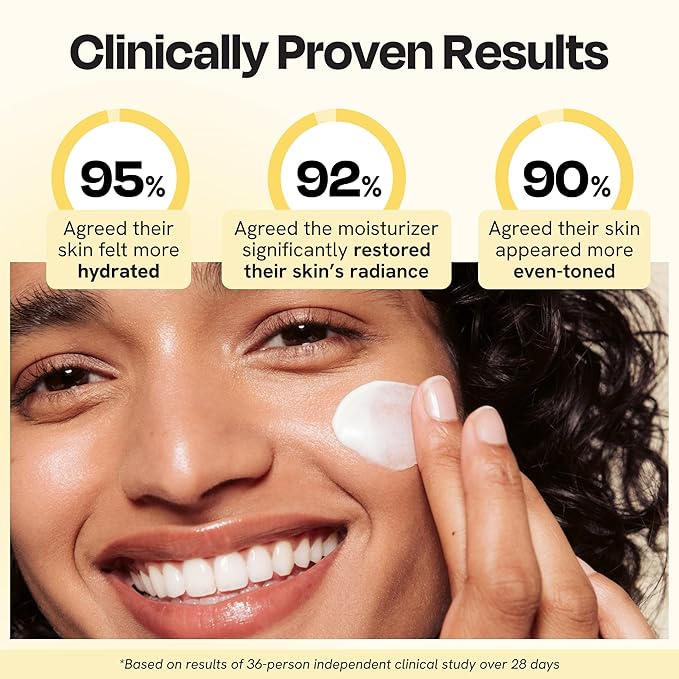 Gleamin Advanced Brightening Face Moisturizer - Face Cream for Women & Men with Vitamin C