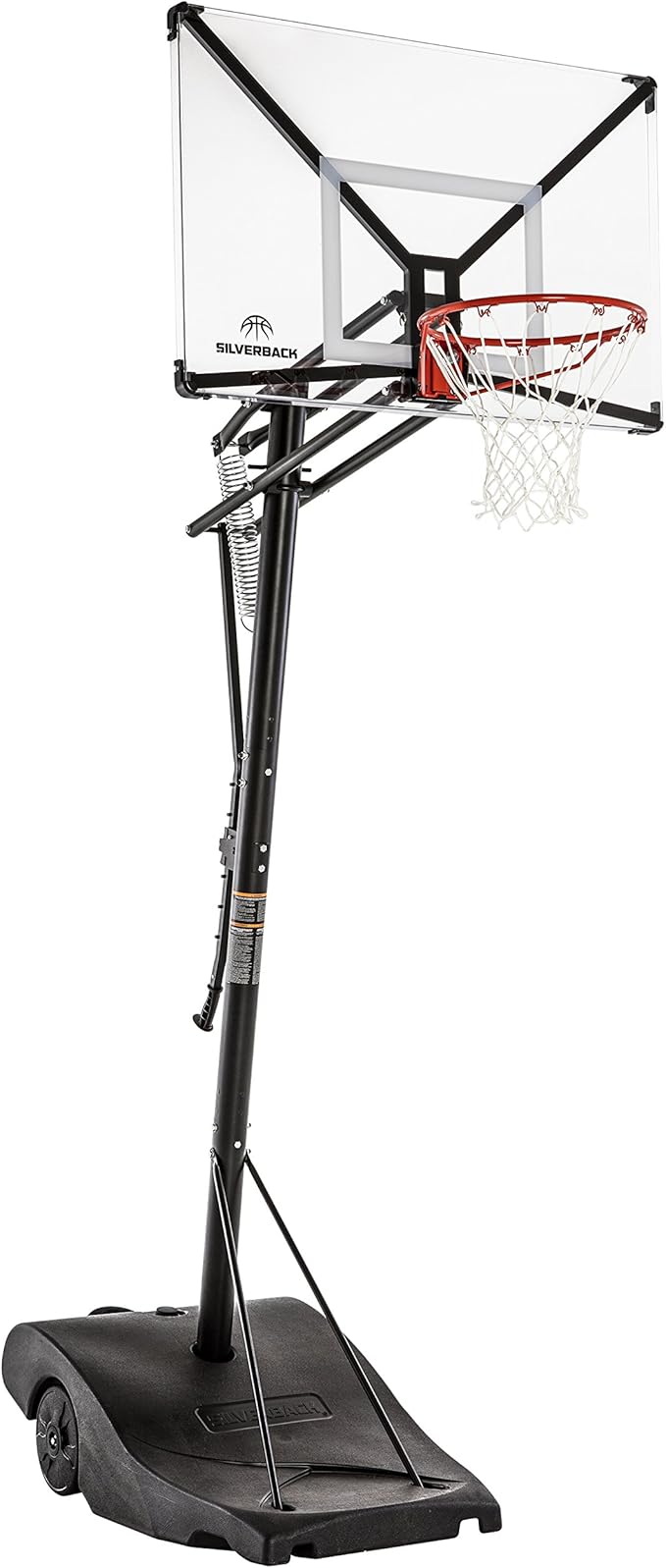 Silverback NXT Portable Adjustable 10ft Outdoor Basketball Hoop - 50" and 54" Basketball Goal