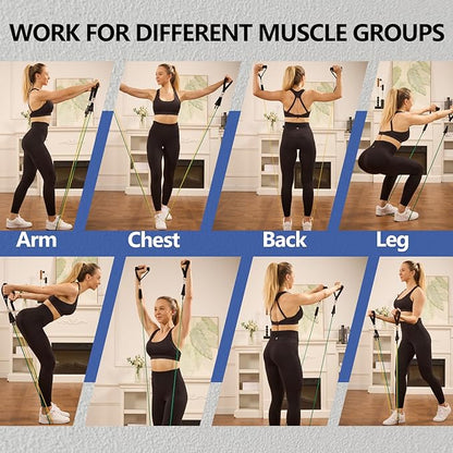 Resistance Bands,Exercise Bands,Resistance Bands for Working Out with Handles for Men and