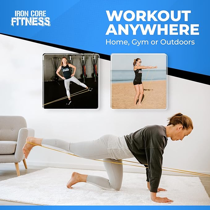 Pull Up Assistance Resistance Bands - Long Loop Power Bands for Men and Women - Strength Power