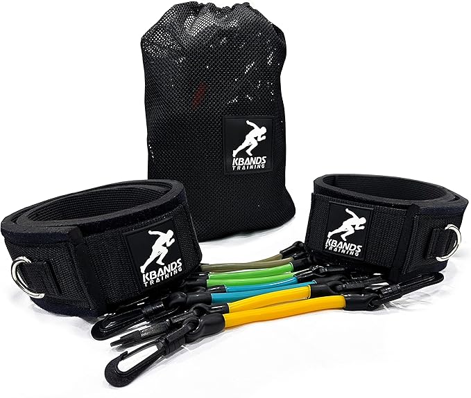 Kbands | Speed and Strength Leg Resistance Bands | Includes Speed 101 and Agility FX Digital