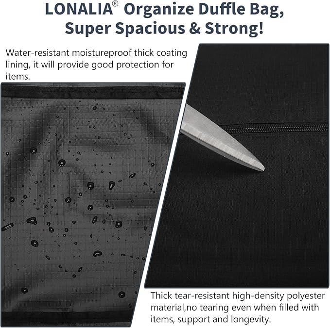 52 Inch Large Duffle Bag for Travel Camping - 180L Extra Large Heavy Duty Duffel Bag, Sport