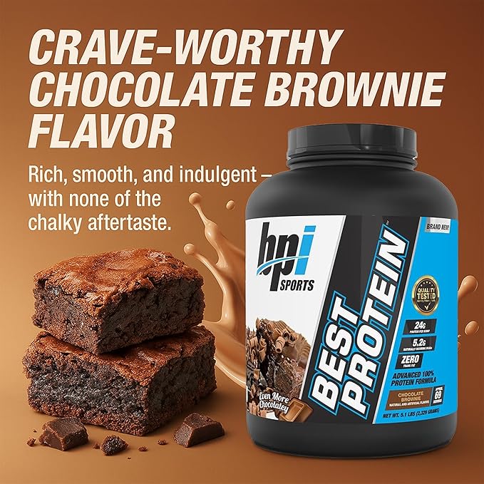 BPI Sports Best Protein ??100% Whey Protein Powder ??Muscle Growth, Recovery, Meal Replacement ??No