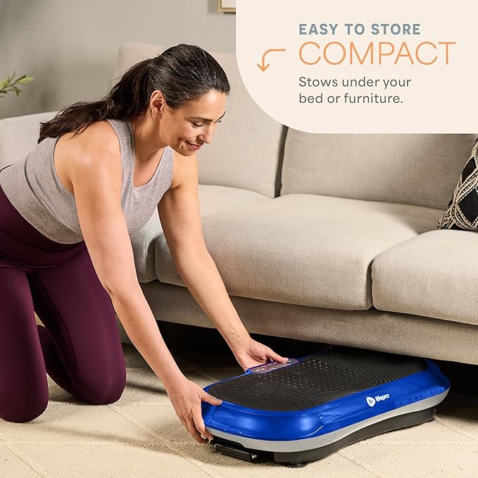 Lifepro Waver Vibration Plate Exercise Machine for Lymphatic Drainage, Muscle Activation, Full-Body