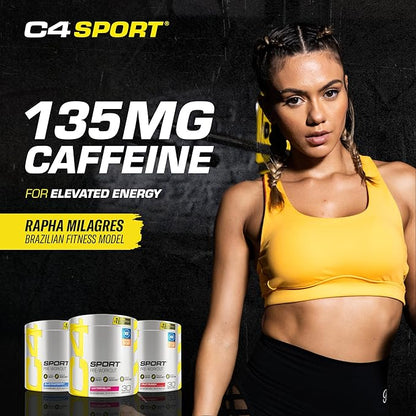 Cellucor C4 Sport Pre Workout Powder Fruit Punch - NSF Certified for Sport | 30 Servings, Packaging