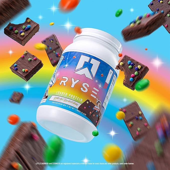 RYSE Loaded Protein Powder - Little Debbie Cosmic Brownie - 25g Whey Protein Isolate & Concentrate