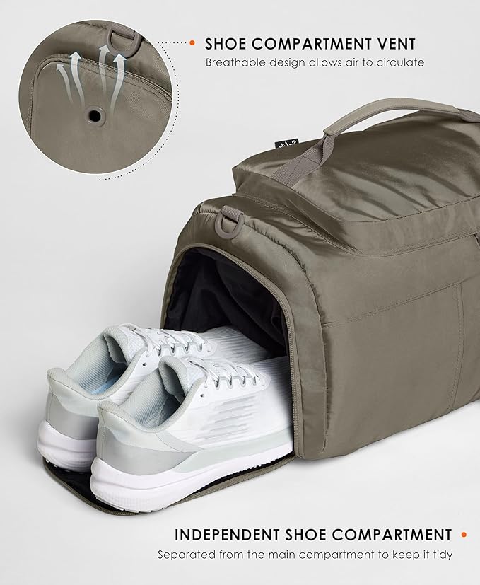 Gym Bag for Women Workout Gym Backpack with Shoe Compartment Sports Duffel Bag Multiple Pockets 30L