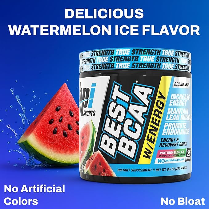 BPI Sports Best BCAA Powder - Muscle Recovery Support - Branched Chain Amino Acids Supplement |
