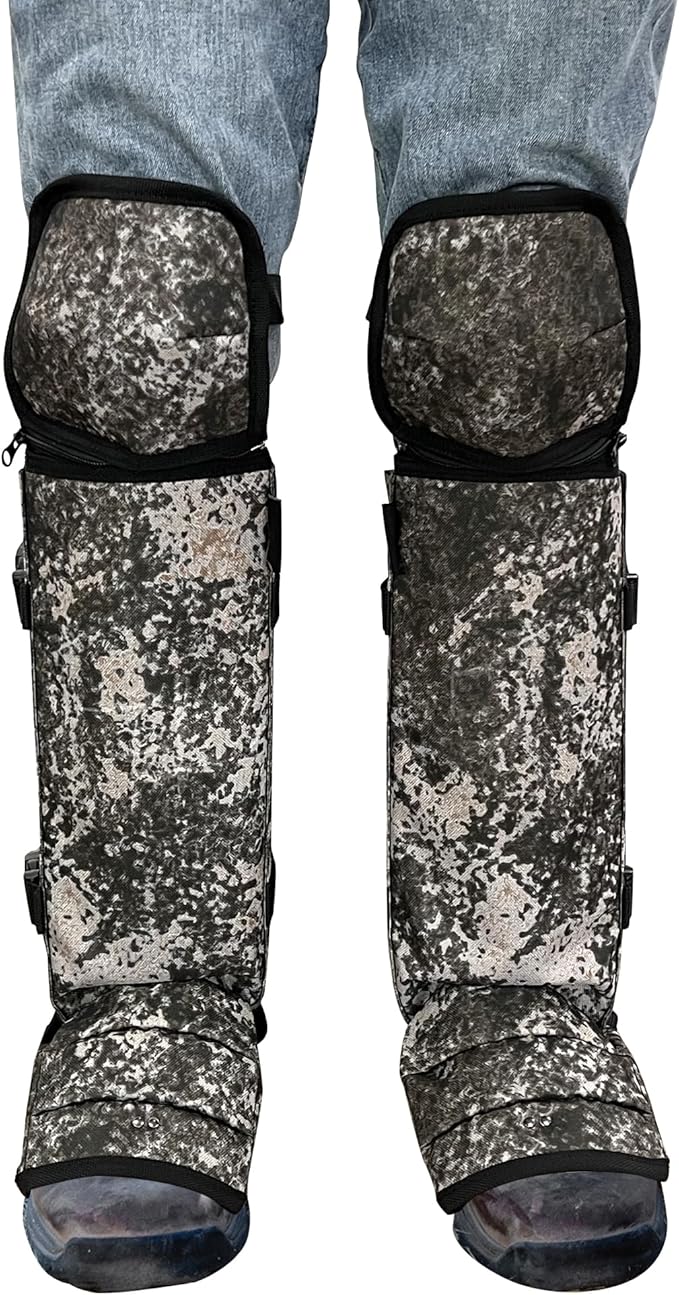 Snake Gaiters Leg Guards, Waterproof Snake Guards, Adjustable Snake Bite Protection for Lower Legs