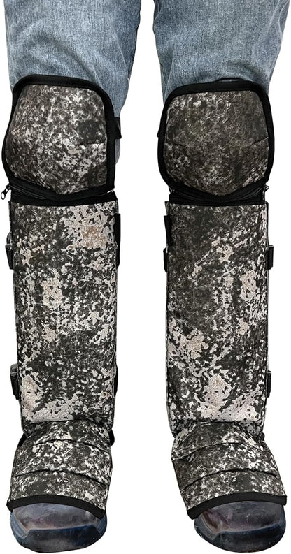 Snake Gaiters Leg Guards, Waterproof Snake Guards, Adjustable Snake Bite Protection for Lower Legs