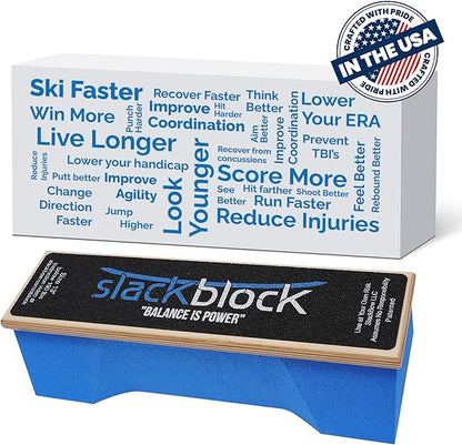 SlackBlock Athletic Balance Trainer – Improve Balance, Stability, and Athletic Performance