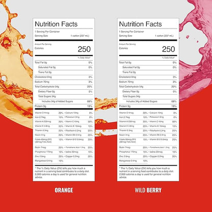 Boost Breeze Clear Nutritional Drink, 9g Protein, 250 Nutrient-Rich Calories, 2 Flavor Variety Case