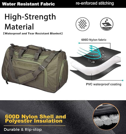 Gym Bag for Women & Men Tactical Duffle Military Weekender Work Out Lightweight Waterproof Sports