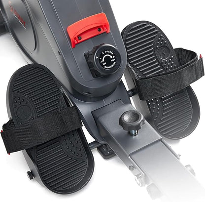 Sunny Health & Fitness Flip & Foldable Rowing Machine for Home w/Extended Slide Rail, Full-Body