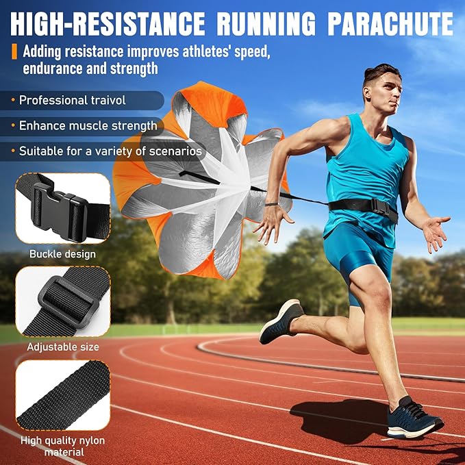 Agility Ladder, Speed Training Equipment Set, 20ft Agility Ladder, 12 Soccer Cones, 4 Hurdles, Jump