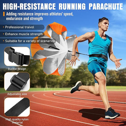 Agility Ladder, Speed Training Equipment Set, 20ft Agility Ladder, 12 Soccer Cones, 4 Hurdles, Jump