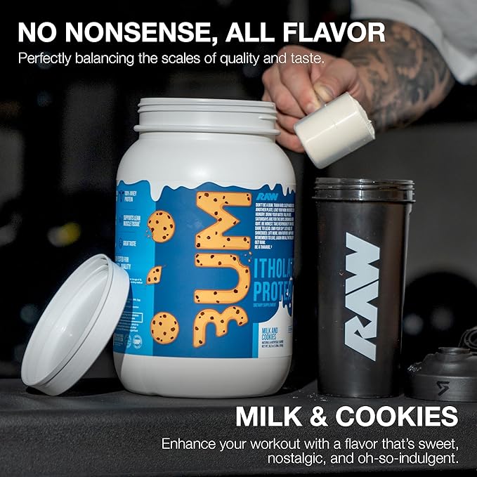 RAW Whey Isolate Protein Powder, Milk & Cookie (CBUM Itholate) - 100% Grass-Fed Sports Nutrition