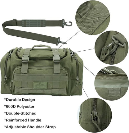 Duffel Bag – Heavy Duty Tactical Gym Bag for Men, Splashwater-Proof Weekender Travel Bag for