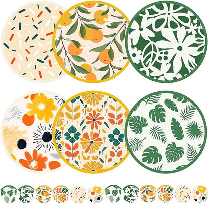 Mototo Foldable Flying Disc Fans, 36PCS Foldable Disc Fan 8 Inch Pop up Round Collapsible Hand Fan