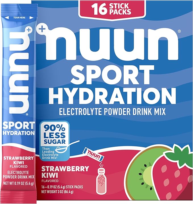Nuun Sport Electrolyte Powder Packets with Magnesium, Calcium, Potassium, Chloride, and Sodium