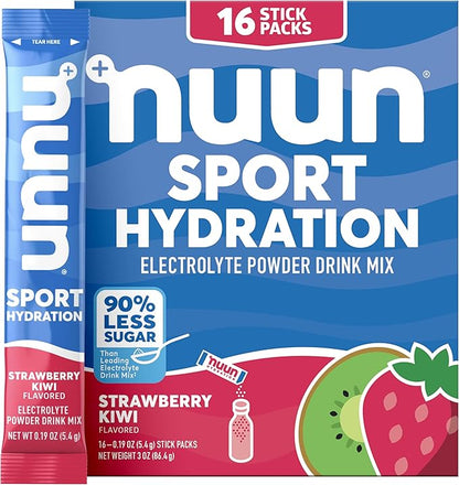 Nuun Sport Electrolyte Powder Packets with Magnesium, Calcium, Potassium, Chloride, and Sodium