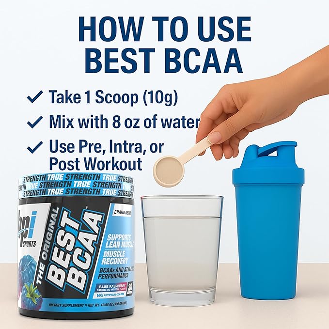 BPI Sports Best BCAA - BCAA Powder - Branched Chain Amino Acids - Muscle Recovery - Muscle Protein
