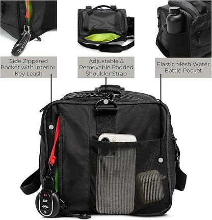 Vooray 22L Boost Duffle Bag – Small Gym Bag for Men and Women, Lightweight Travel Duffel with Shoe