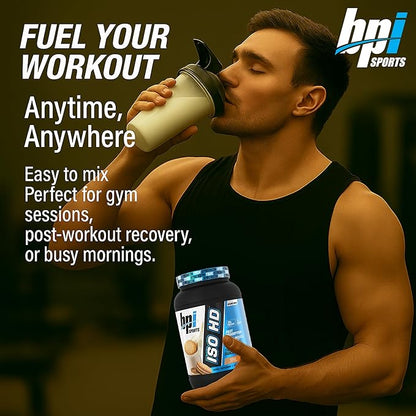 BPI Sports ISO HD Isolate Protein Powder ??100% Whey Isolate, Protein Powder for Muscle Gain