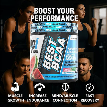 BPI Sports Best BCAA Powder - Muscle Recovery Support - Branched Chain Amino Acids | Building