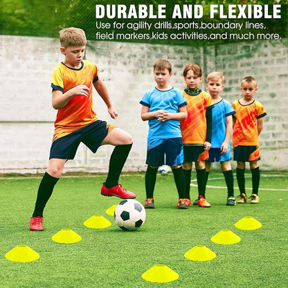 Agility Ladder Speed Training Equipment Set-20ft Agility Ladder,12 Soccer Cones,4 Hurdles, Jump