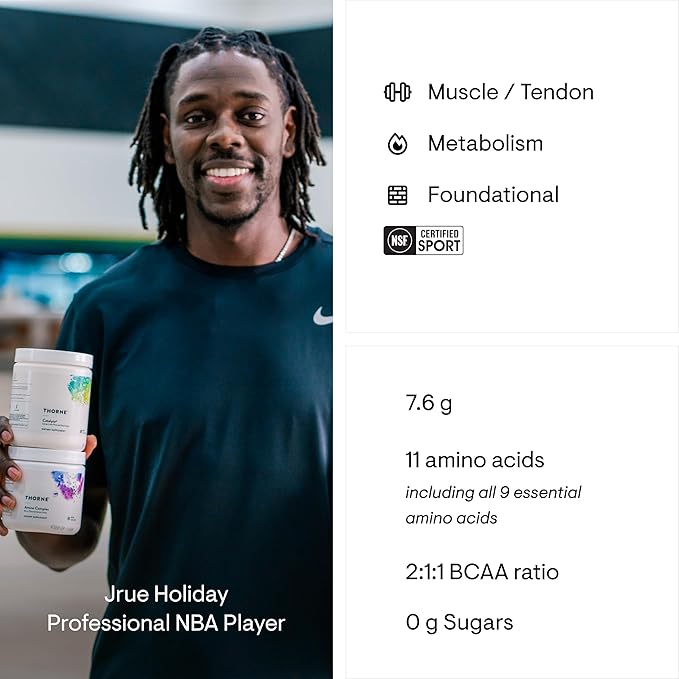 THORNE - Amino Complex - Clinically-Validated EAA and BCAA Powder for Pre or Post-Workout
