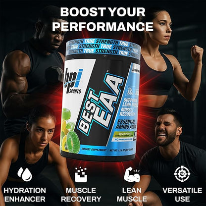 BPI Sports Essential Amino Acids EAA Powder - Pre, Intra & Post Workout Drink - BCAA Powder for Men
