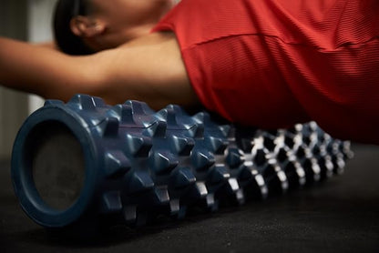 RumbleRoller Original Textured Foam Roller - Deep Tissue, Self Myofacial Release Massage Therapy