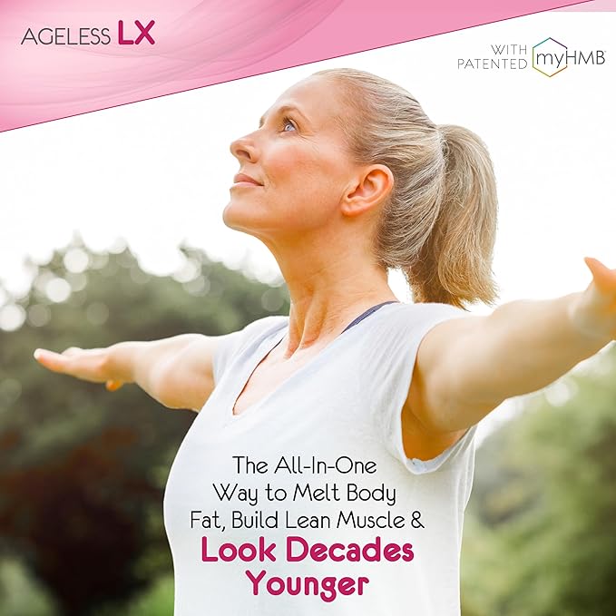 HMB Supplements for Women - Collagen Enhancer Capsules - Anti-Aging for 40 + Lean Muscle Builder