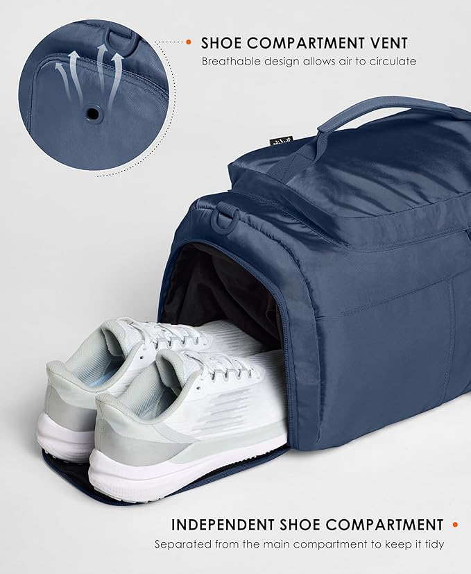 Gym Bag for Women Workout Gym Backpack with Shoe Compartment Sports Duffel Bag Multiple Pockets 30L