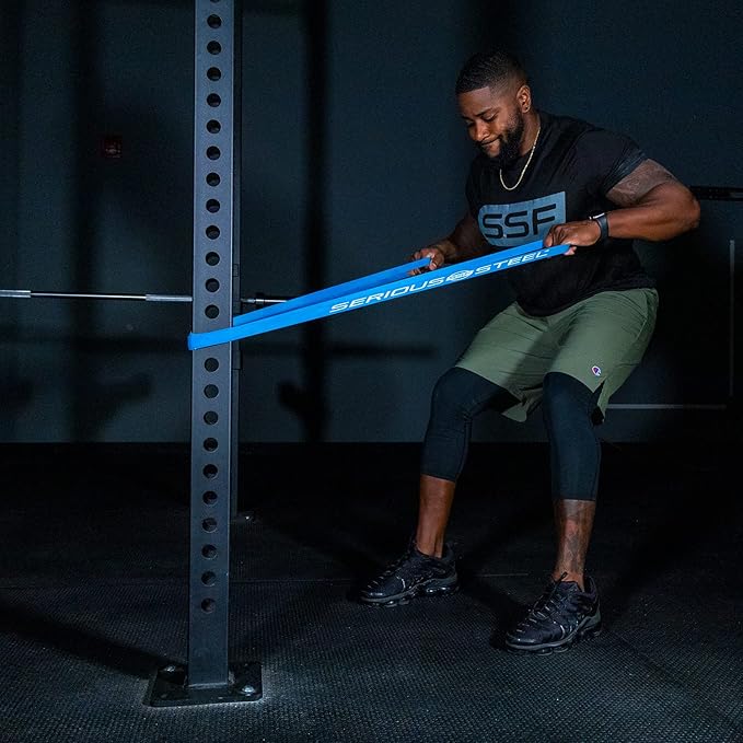 Serious Steel Fitness 32" Resistance Training Bands (Portable Exercise Band System Training Bands